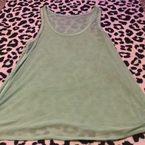 Cute transparent tank top.